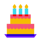Торт ко дню рождения icon