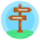 Guidepost icon