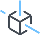 Blockchain-Knoten icon