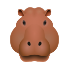 Hippopotamus icon