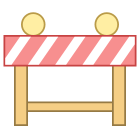 Barrage routier icon