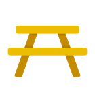 Tavolo da picnic icon