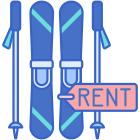 外部機器-休暇の計画-スキーとスノーボード-フラティコン-線形-色-フラット-アイコン icon