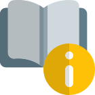 Information regarding the e-books isolated on a white background icon