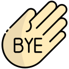 Bye icon