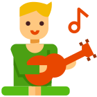 Kid Playing Guitar icon