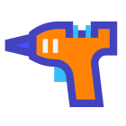 pistola de silicona icon