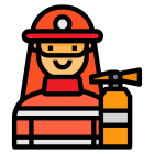 Hombre bombero icon