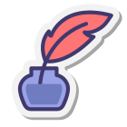 Quill With Ink icon