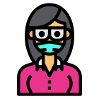 Woman in Mask icon