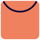 Drying clothes in line dry under direct sunlight icon