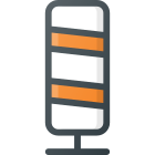 Road Block Sign icon