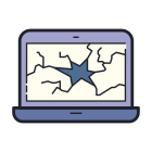 Computer rotto icon