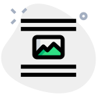 Center picture document attachment page-layout setting interface icon