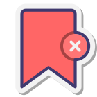 Delete Bookmark icon