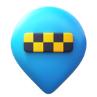 Emplacement du taxi icon