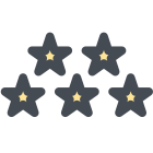 Five stars icon
