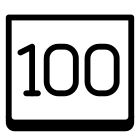 (100) icon