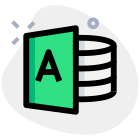 Microsoft Access is database management system (DBMS) from microsoft icon