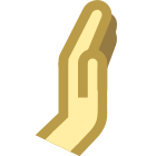手の側面図 icon