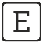 E icon