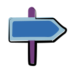 Signpost icon