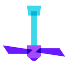 Ceiling Fan off icon