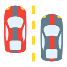 course de voitures icon