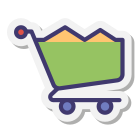 Carrito de la compra cargado icon