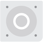 外部音频扬声器平面多媒体其他bomsymbols--3 icon