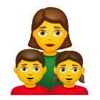 Familie – Frau-Mädchen-Junge icon