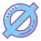 Symbole nul icon