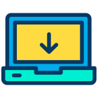 laptop-esterno-multimedia-kiranshastry-lineal-color-kiranshastry-4 icon