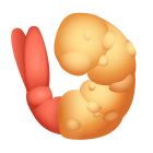 emoji di gamberetti fritti icon