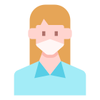 Woman in Mask icon