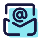 이메일 서명이 있는 편지 icon