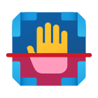 Handflächenscan icon