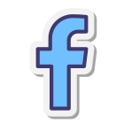 F do Facebook icon