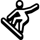 Катание на сноуборде icon