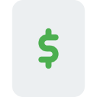 Money expenses management financial report file folder icon