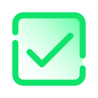 Ausgefüllte Checkbox icon