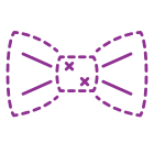 Filled Bow Tie icon