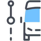 城市公交车当前站点 icon