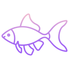 Tetra goldfish icon