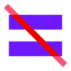 Not Equal icon