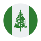 Norfolk-isola-circolare icon