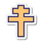 croix patriarcale icon