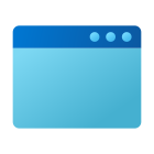 Fenêtre d&#39;application icon