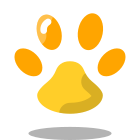 Pegada de gato icon