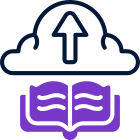 book cloud icon